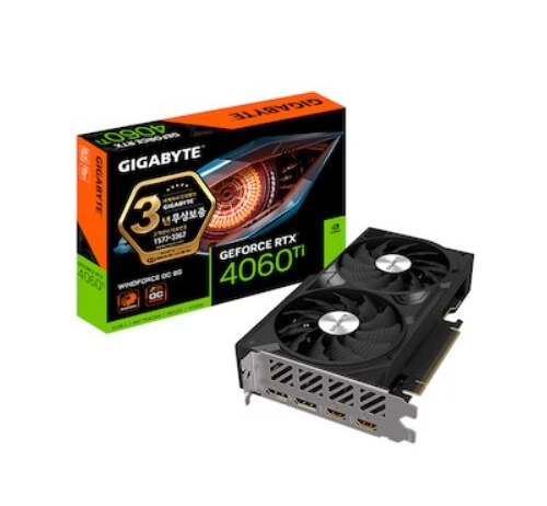 GIGABYTE 지포스 RTX 4060 Ti WINDFORCE OC D6 8GB 제이씨현