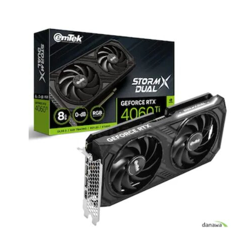 이엠텍 지포스 RTX 4060 Ti STORM X Dual D6 8GB